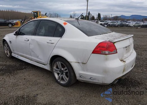 2008 Pontiac G8 z USA, uszkodzony, nr VIN 6G2ER577X8L147780